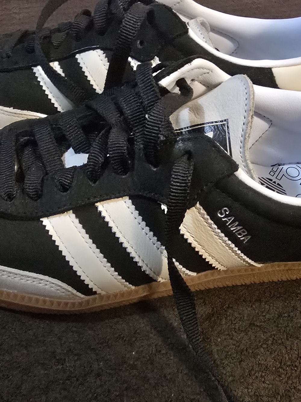 Adidas Samba Classic Men/women Black/White Sneakers W Size 9 Men 7.5
